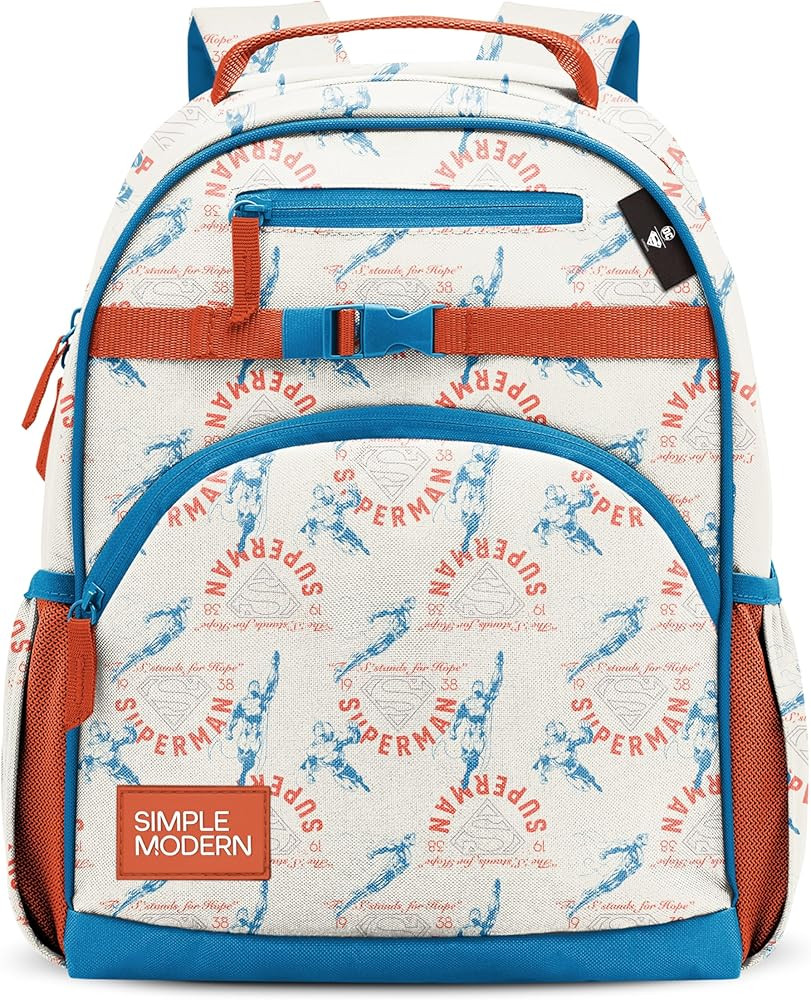 Simple Modern Medium DC Comics Superman Toddler Backpack for School Girls and Boys | Kindergarten... | Amazon (US)