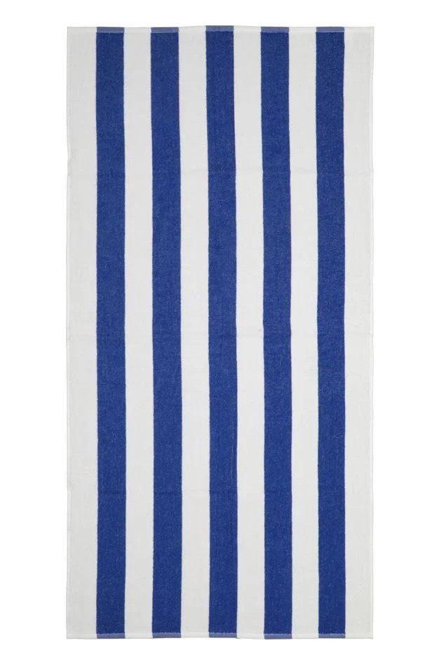 Mainstays Cabana Beach Towel, Size 28" x 58", Blue | Walmart (US)