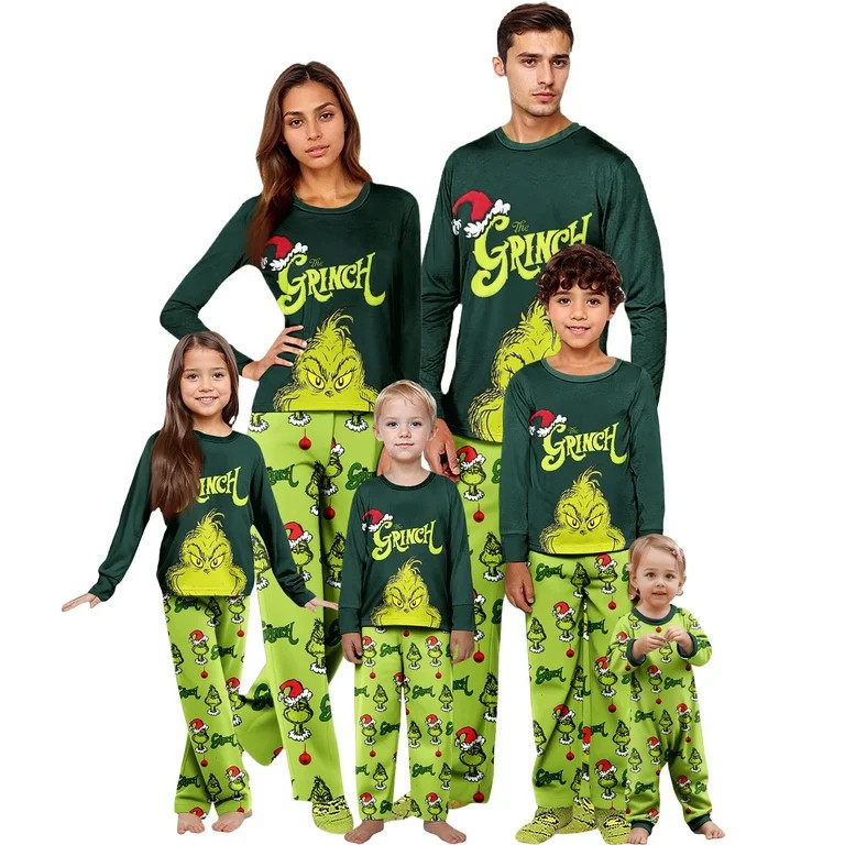 Onlypjs Christmas Family Matching Pajamas Set for Men, Women and Couples – Festive Xmas PJs wit... | Walmart (US)