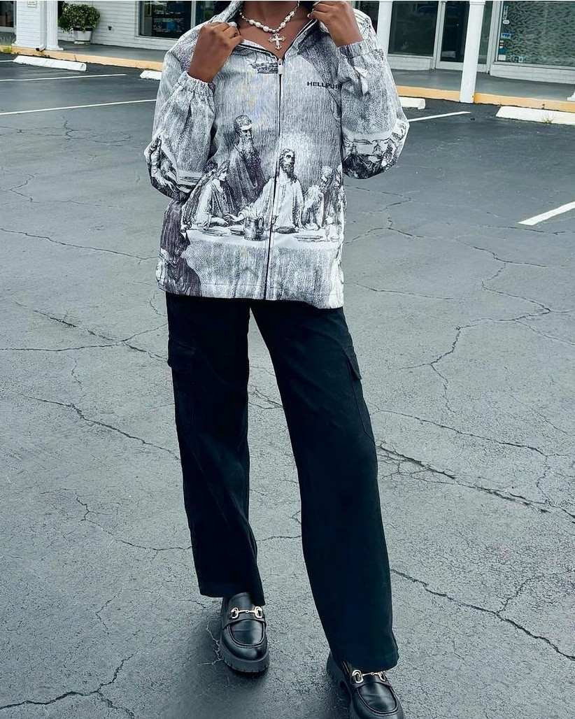 one of my fav fits!⛓️‍💥🙏🏾
- btw, the black cargos are thrifted with no tags:((( sorry! 
#LTKstyletips #LTKstreetwear

#LTKFindsUnder100 #LTKSeasonal
