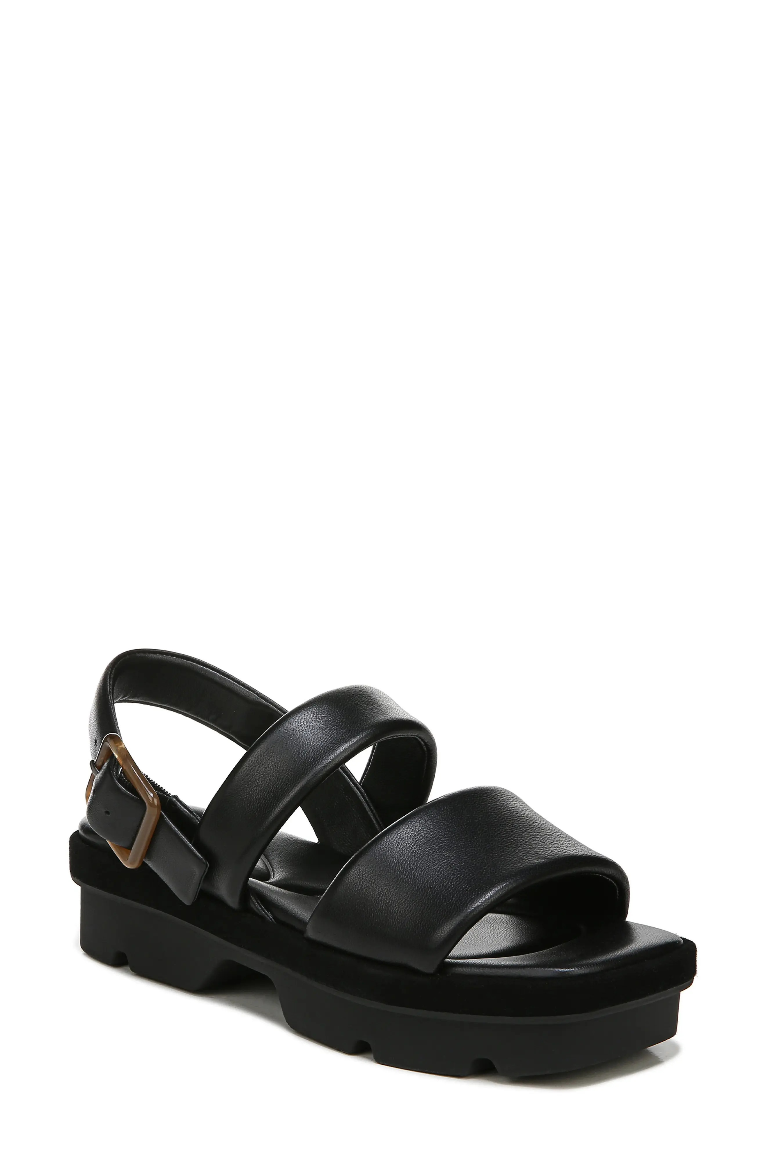 Vince Bowie Lug Sandal in Black at Nordstrom, Size 10 | Nordstrom