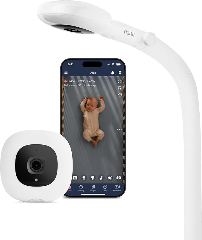 Nanit Pro Smart Baby Monitor - 1080p Wi-Fi Video Camera, 2-Way Audio, See Your Baby from Anywhere... | Amazon (US)