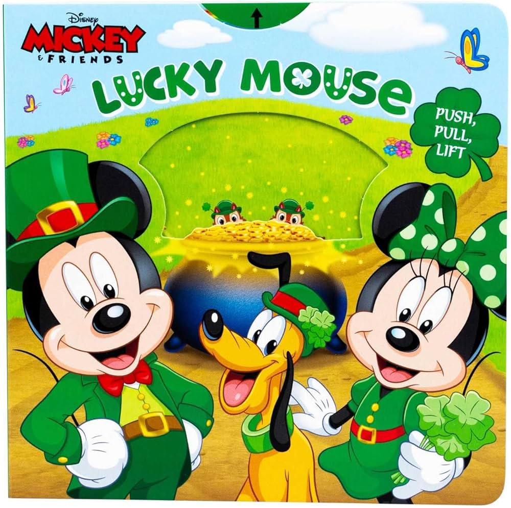 Disney Mickey: Lucky Mouse (Push-Pull-Spin Stories) | Amazon (US)