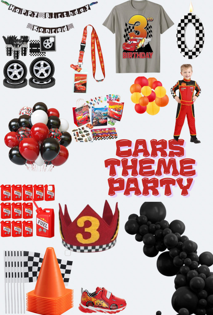 Start your engines! This Cars-themed birthday party is full of bright red decor, race-track details, and kid-approved party ideas. From Lightning McQueen decorations and checkered flags to fun tableware, outfits, and party favors — this shopping list has everything you need to create the cutest race day celebration. Perfect for toddlers, preschoolers, and little racers who love Cars!

Hashtags
#CarsBirthday #LightningMcQueenParty #RaceCarBirthday #CarsThemeBirthday #DisneyCarsParty #ToddlerBirthdayIdeas #KidsPartyInspo #BirthdayPartyDecor #PartyPlanning #LTKKids #LTKParty #LTKHome #MomLife #PinterestMom 

 