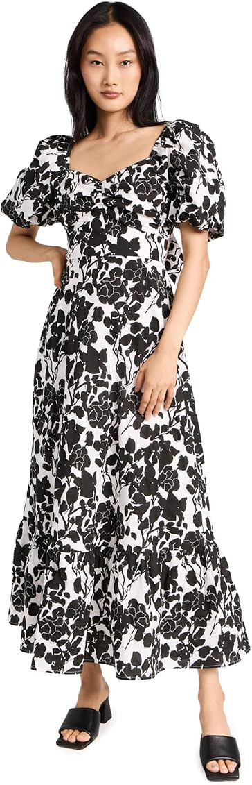 English Factory Women's Floral Print Maxi Dress | Amazon (US)