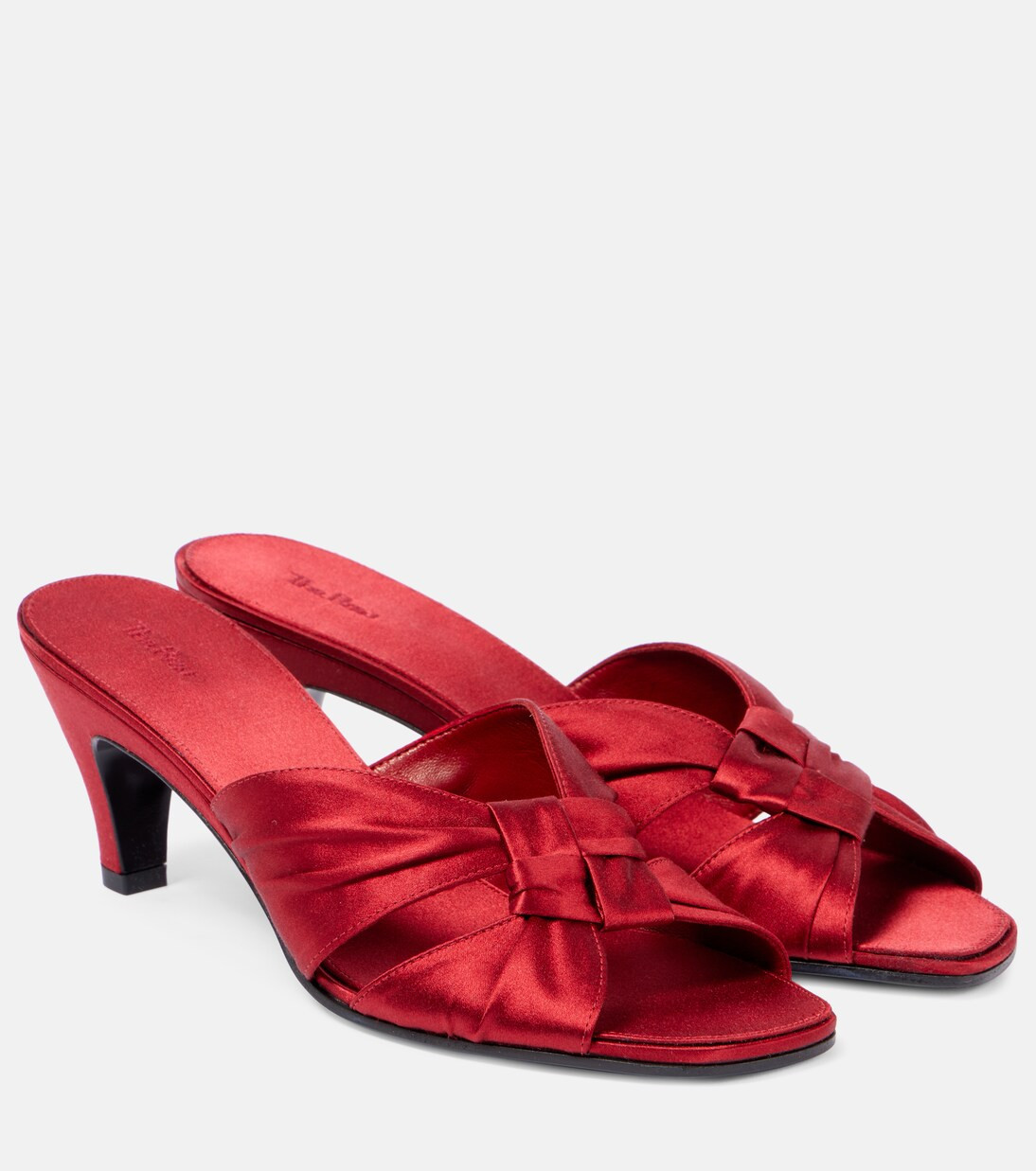 Soft Knot 65 satin mules | Mytheresa (US/CA)