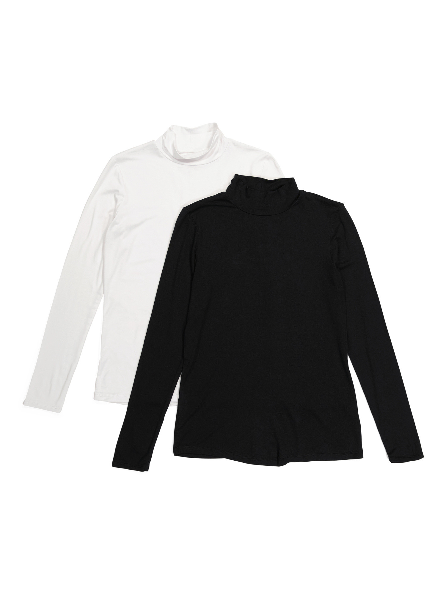 2pk Long Sleeve Mock Neck Tops | TJ Maxx