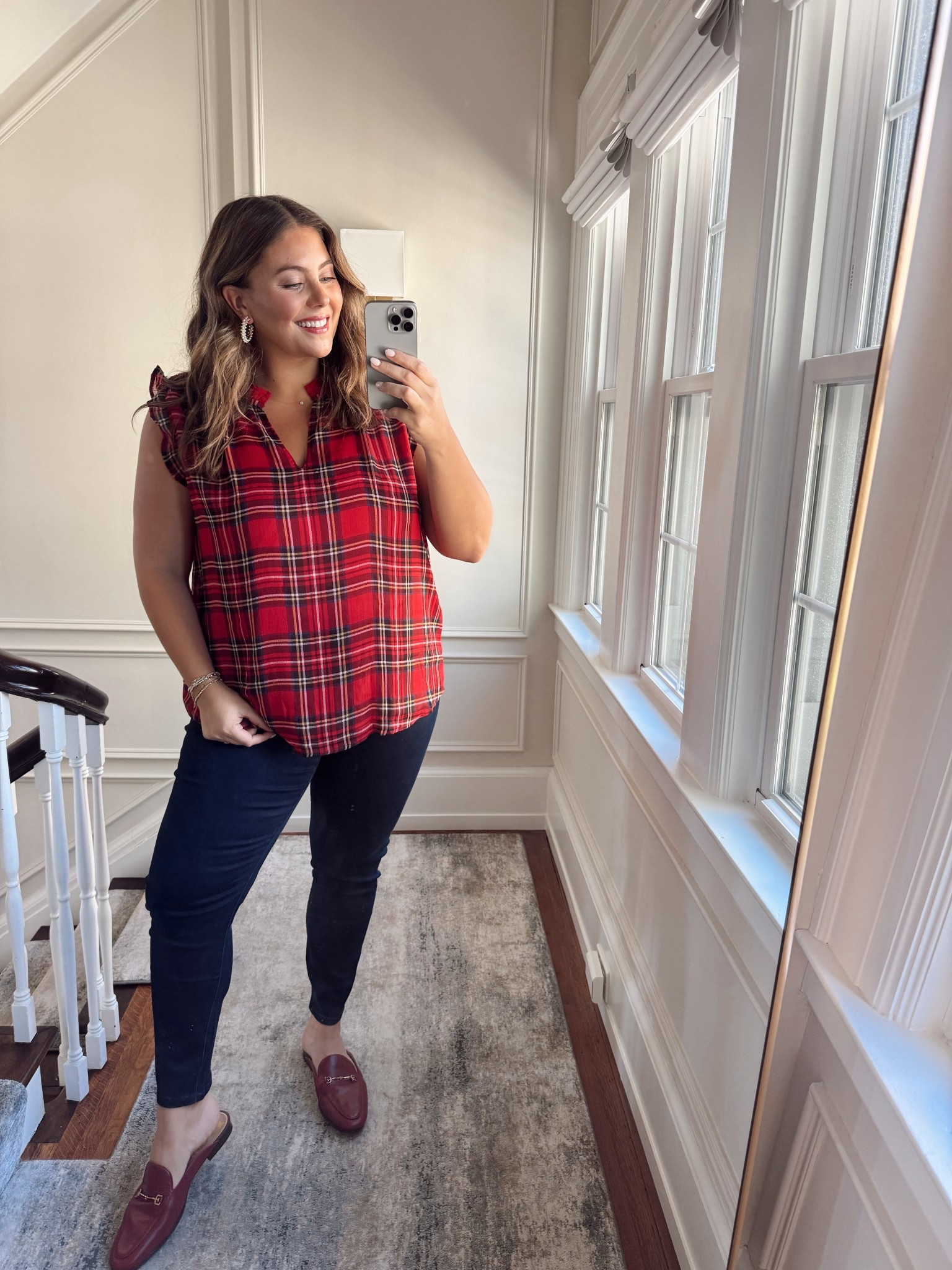 Holiday outfit inspo for warm weather! Wearing size 16 in top & 18 in pants. Use CARALYN10 at Lane Bryant for 10% off your purchase! 

#LTKStyleTip #LTKHoliday #LTKPlusSize