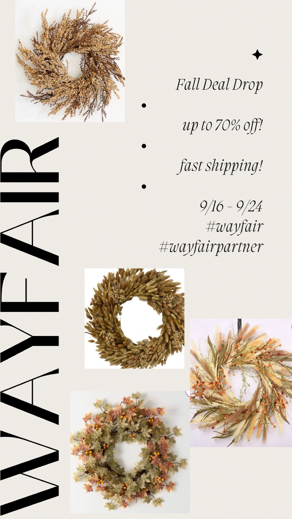 @wayfair #wayfair #wayfairpartner #ad 

Fall deal drop
