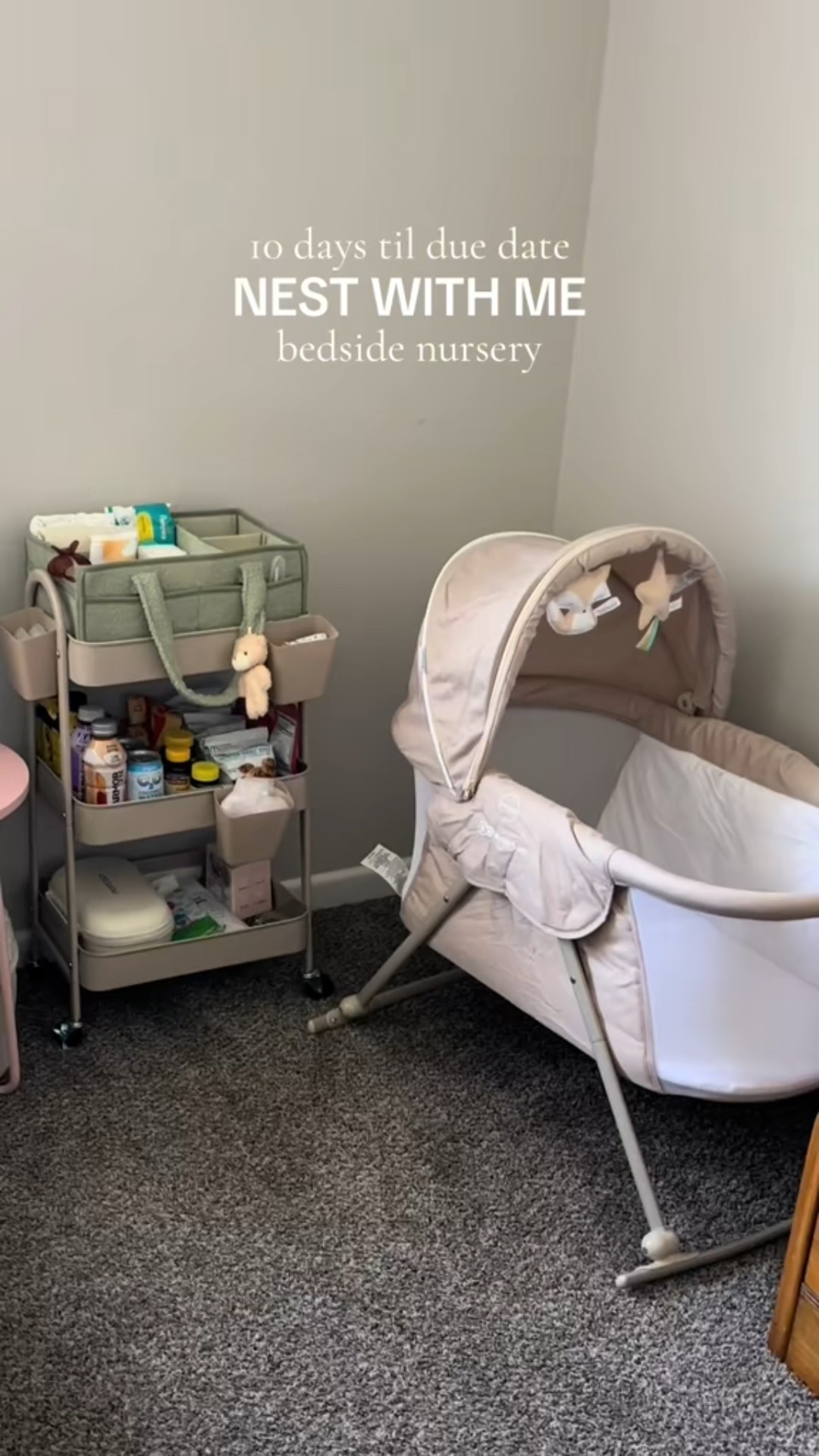 Bedside Nursery🩵

#LTKFamily #LTKFindsUnder100 #LTKBaby