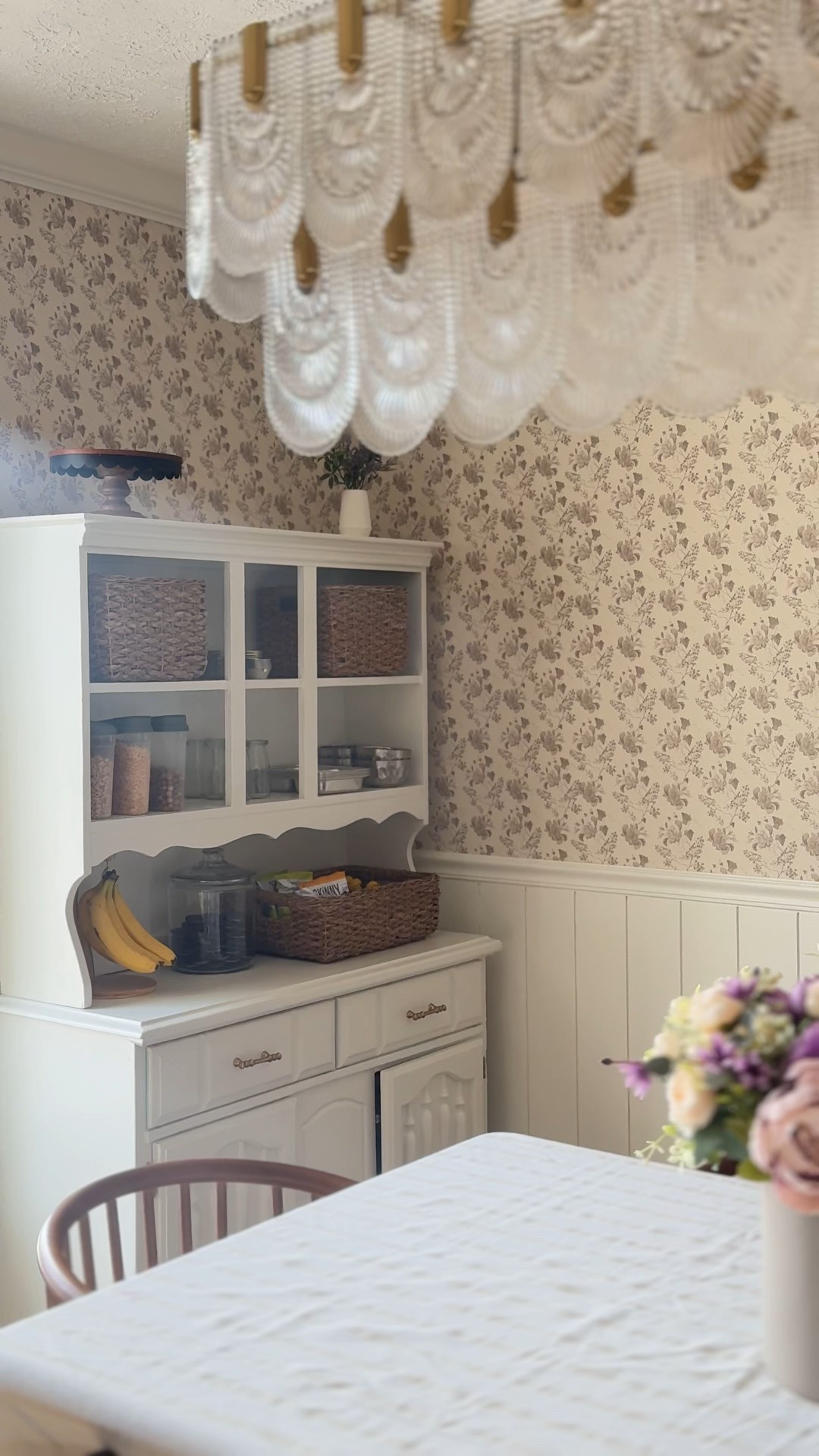 Lately, our school mornings have felt chaotic. Expanding our breakfast station into a hutch to help solve that was my solution. 

school morning routine, breakfast station for kids, snack station ideas, mom life systems, home organization for families, independence for kids, chaotic mornings solution, functional dining room storage

#LTKmorningroutine #LTKKids #LTKmomlife