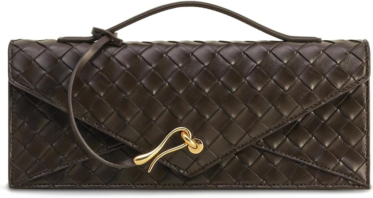 JW PEI Women's Celeste Woven Textured Envelope Top Handle Bag | Amazon (US)