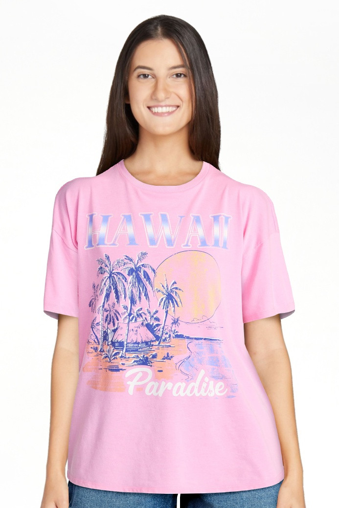 No Boundaries Washed Graphic Boyfriend Tee, Women's XXS-XXL | Walmart (US)