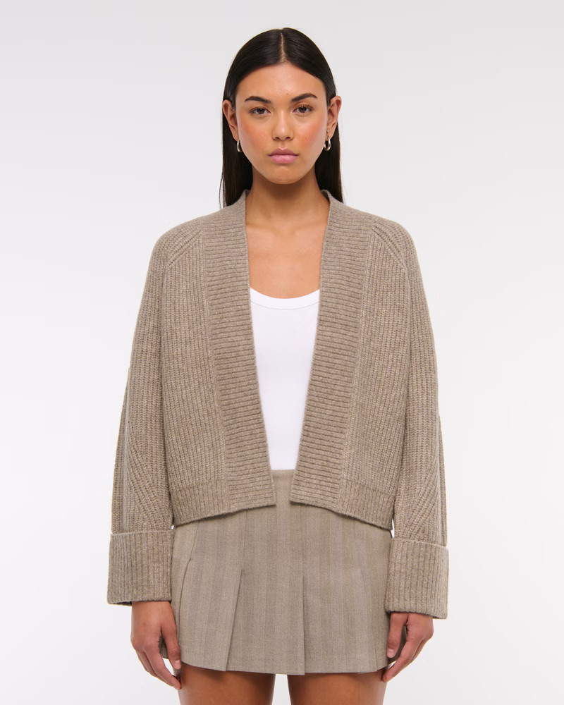 Women's Ribbed Non-Closure Cardigan | Women's New Arrivals | Abercrombie.com | Abercrombie & Fitch (US)
