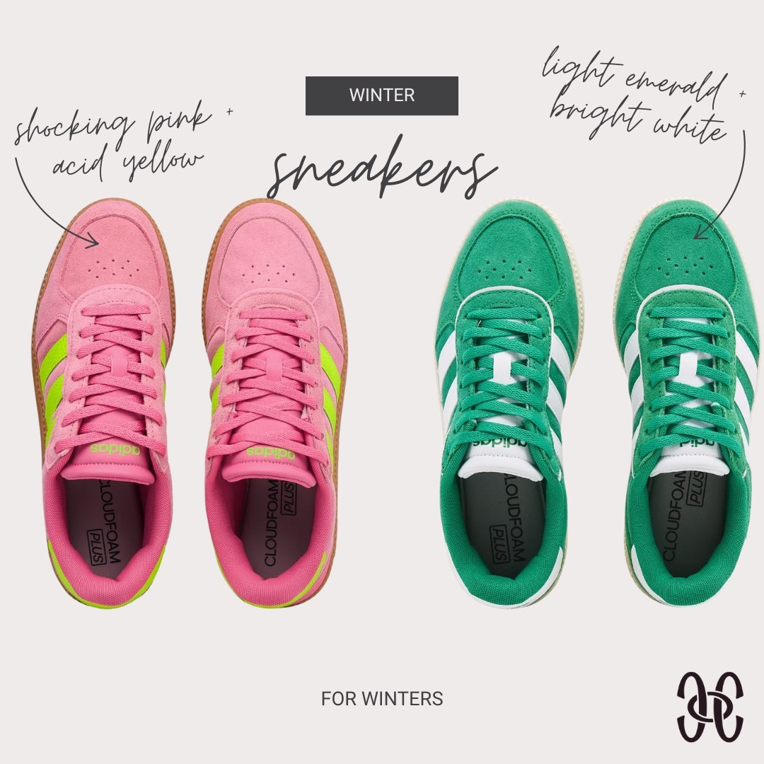 Shocking pink + acid yellow and light emerald green and bright white in these two #hocwinter sneaker combos!

#houseofcolour #hoc #houseofcolourpflugerville #houseofcolourusa #coloranalysis #houseofcolouraustin #hocwinter 

Adidas sneakers 

#LTKStyleTip #LTKFindsUnder100 #LTKShoeCrush