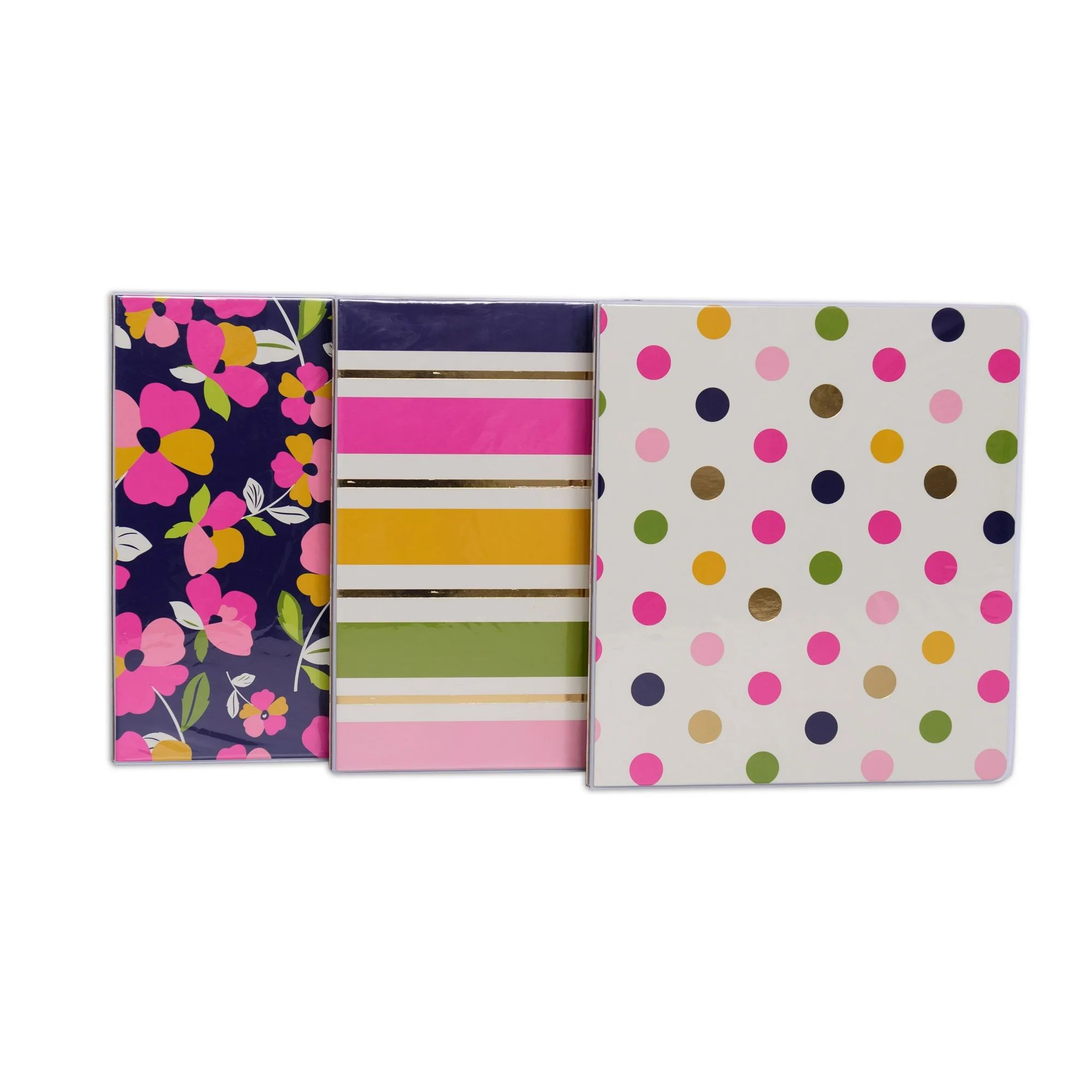 Harper 1" Fashion 3-Ring Vinyl Binder Assortment | Walmart (US)