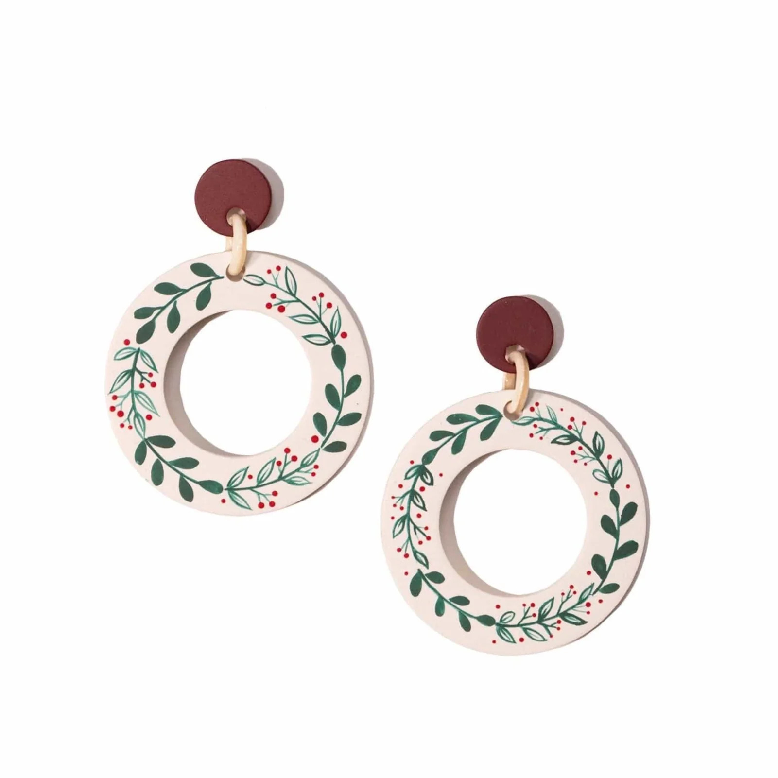 Wreath Dangle Earrings | Sunshine Tienda