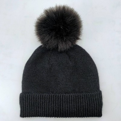 Girls' Pom Hat - Cat & Jack™ Black | Target