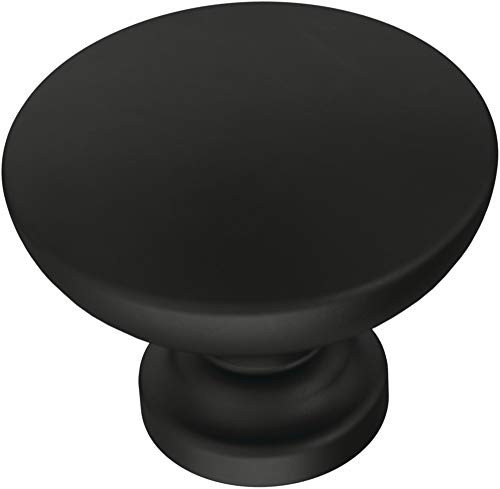 Franklin Brass Fulton Cabinet Knob, Matte Black, 1-3/16 in (30mm) Drawer Knob, 10 Pack, P29523Z-FB-B | Amazon (US)