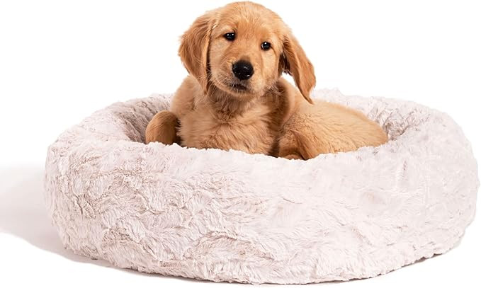Best Friends by Sheri The Original Calming Donut Cat and Dog Bed in Shag or Lux Fur, Machine Wash... | Amazon (US)