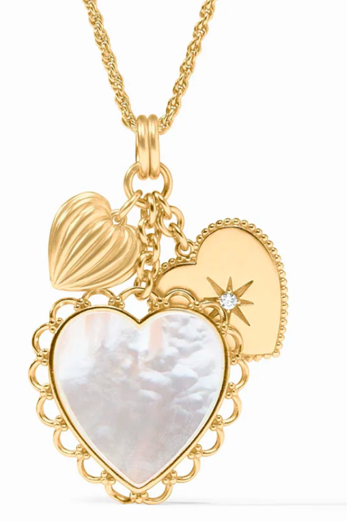 Perfect for valentine day or heart lovers!

Beautiful piece by Julie Voz

3 hearts 

#LTKOver40 #LTKGiftGuide #LTKWedding