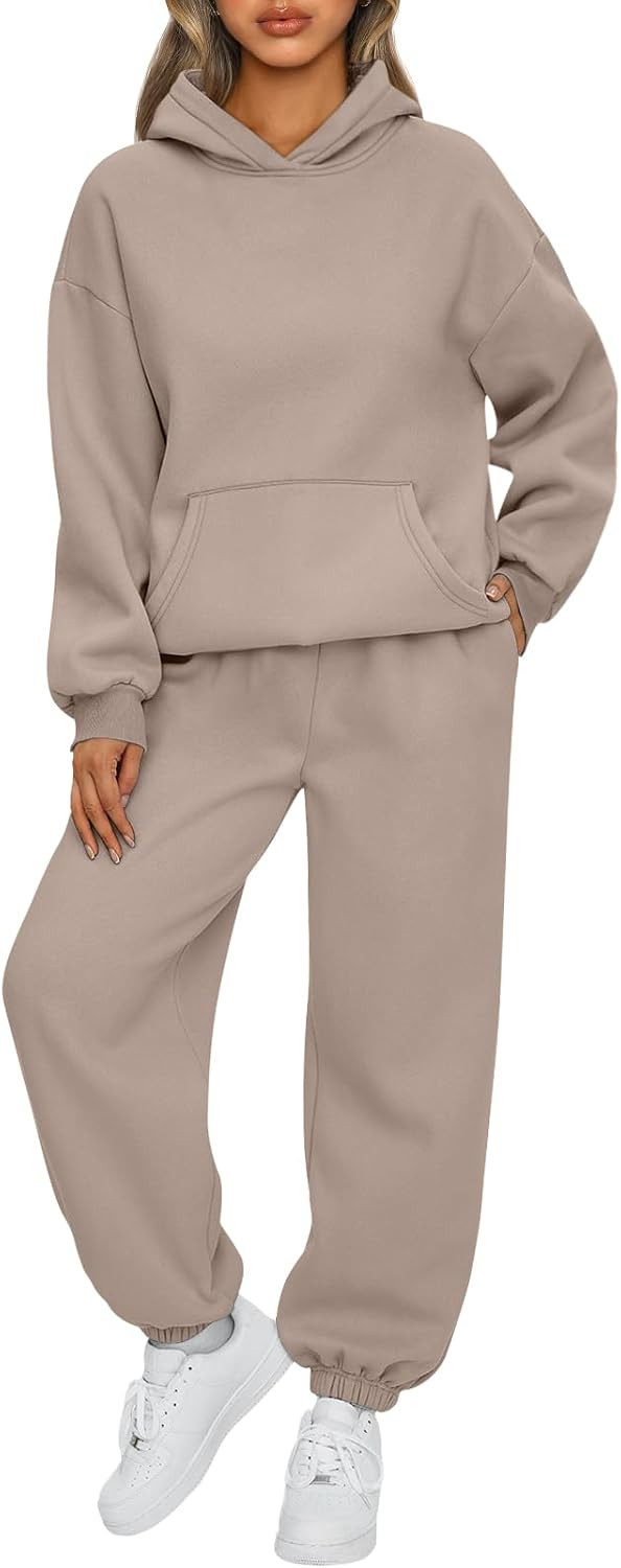AUTOMET Womens 2 Piece Lounge Sweat Sets Fall Fashion Matching Sweatsuits | Amazon (US)