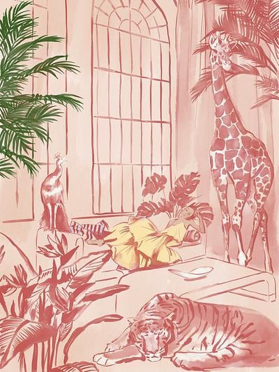 The Jungle Room by Rose Morrison on Artfully Walls | Artfully Walls