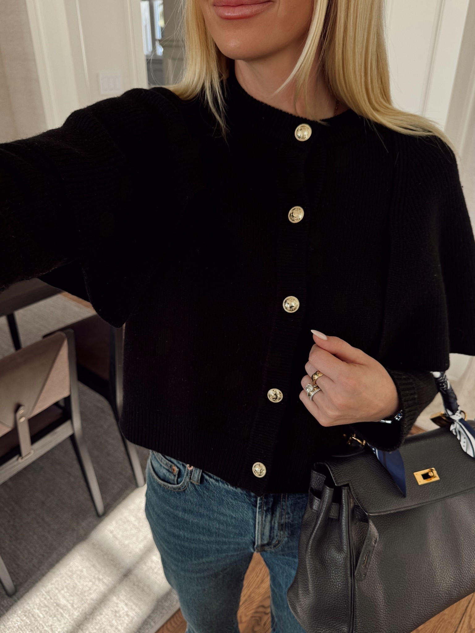 Love the details on this ba&sh cardigan 

#LTKootd