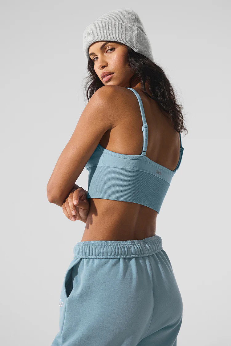 Seamless Winter Warm Plush Delight Bra | Alo Yoga (US)