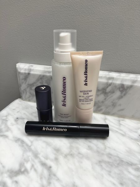 A new beauty brand that's becoming a staple in my bathroom is @IrisandRomeo! These products are my go-to for my light makeup days (and are vegan and cruelty free). #ad

Products featured here include: the NEW "Lash Up" thickening mascara, "Weekend Skin" SPF, "The Reset" hyaluronic serum spray, abd the ceramide multi-balm. 

See all their products at irisandromeo.com 



#LTKFindsUnder50 #LTKFindsUnder100 #LTKBeauty