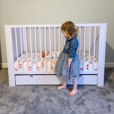 Prettiest lilac purple crib 

#LTKkids #LTKbaby #LTKhome