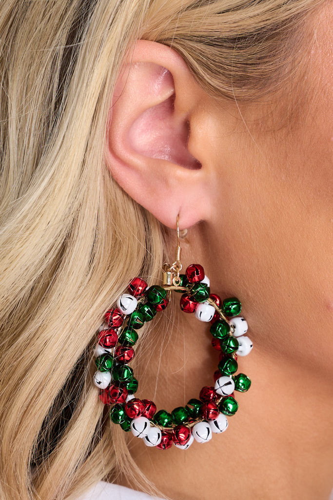 Jingle All The Way Multi Earrings | Red Dress 