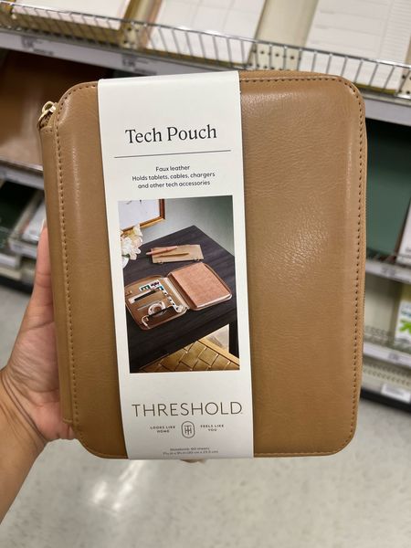 $15! Zipper Tech Case with Pockets and 60 Page Notebook. 

#target #targetfinds #getorganized #brown #notes #zippered #pouch #giftidea

#LTKSeasonal #LTKWorkwear #LTKGiftGuide