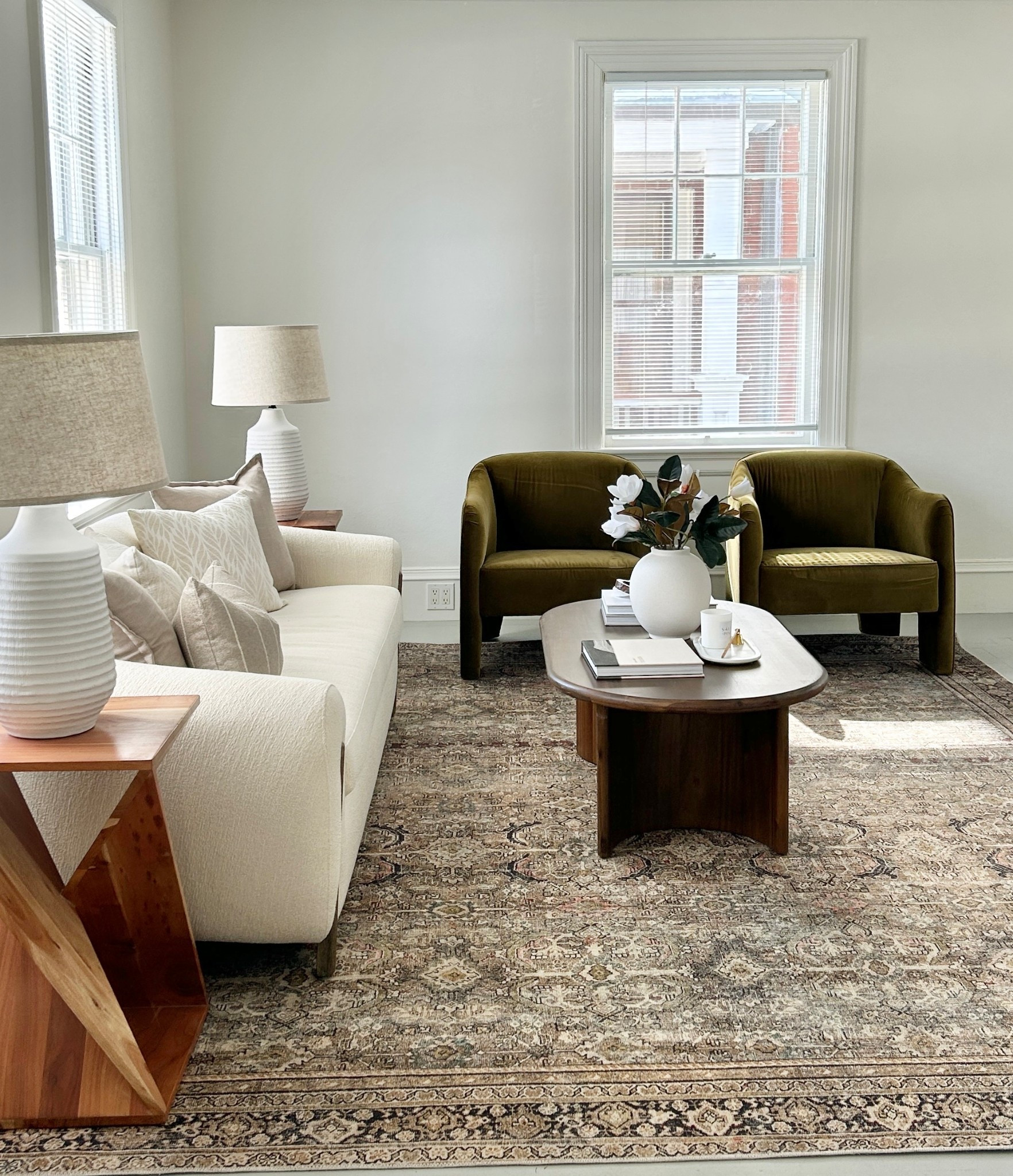 Olive green accent chairs.

#accentchairs

#LTKHome