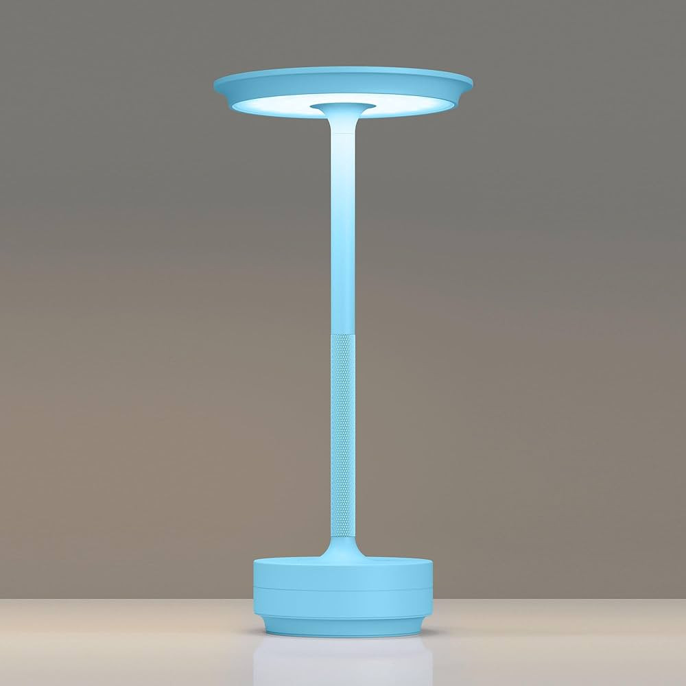 Rechargeable Cordless Table Lamps, Portable 5000mAh Outdoor Table Light, 3 Color Stepless Dimming... | Amazon (US)