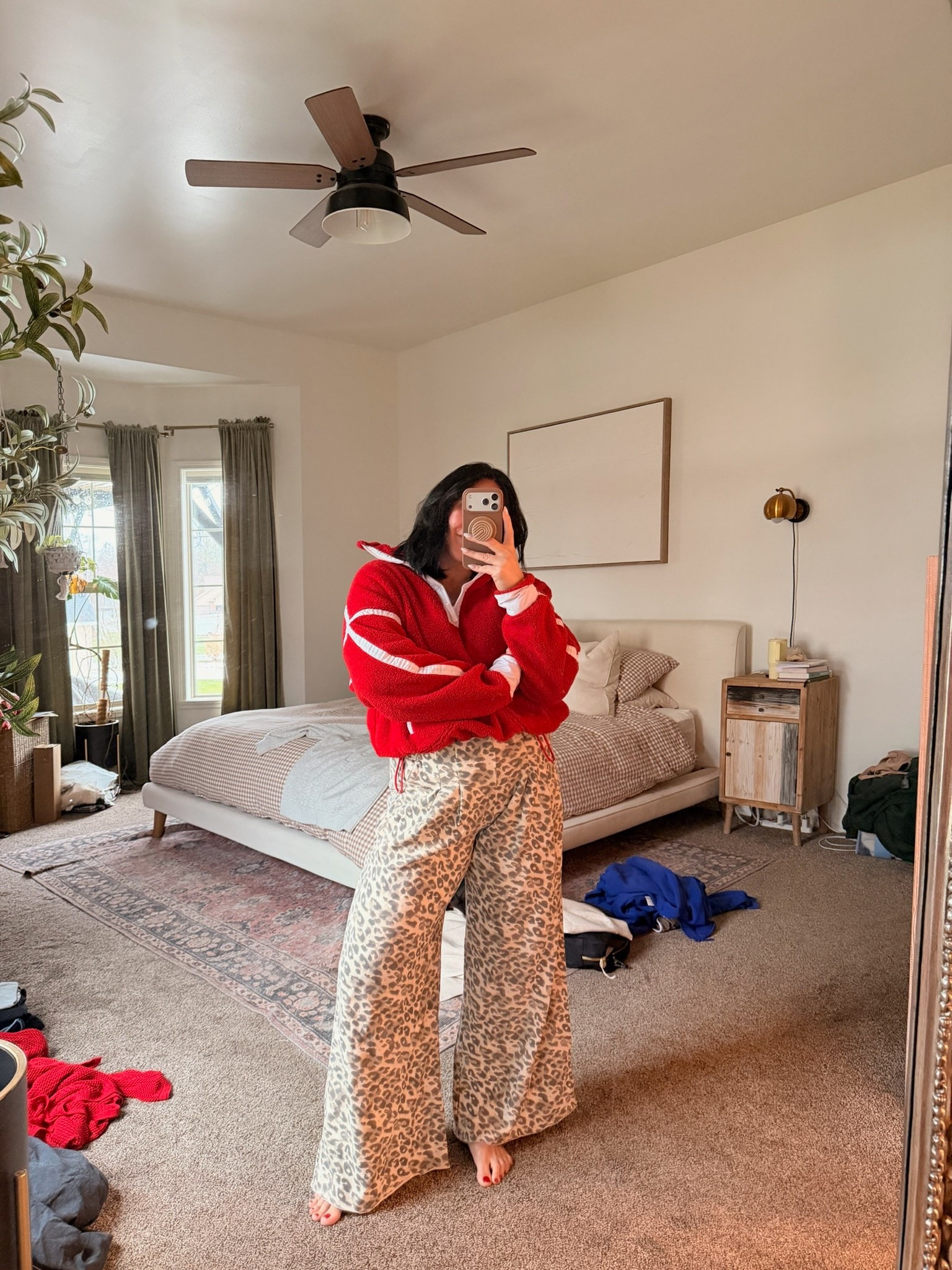 Pants restocked! Cozy winter uniform. Size L in both! Cozy lounge outfit for around the house. 

#LTKSeasonal #LTKMidsize #LTKTravel