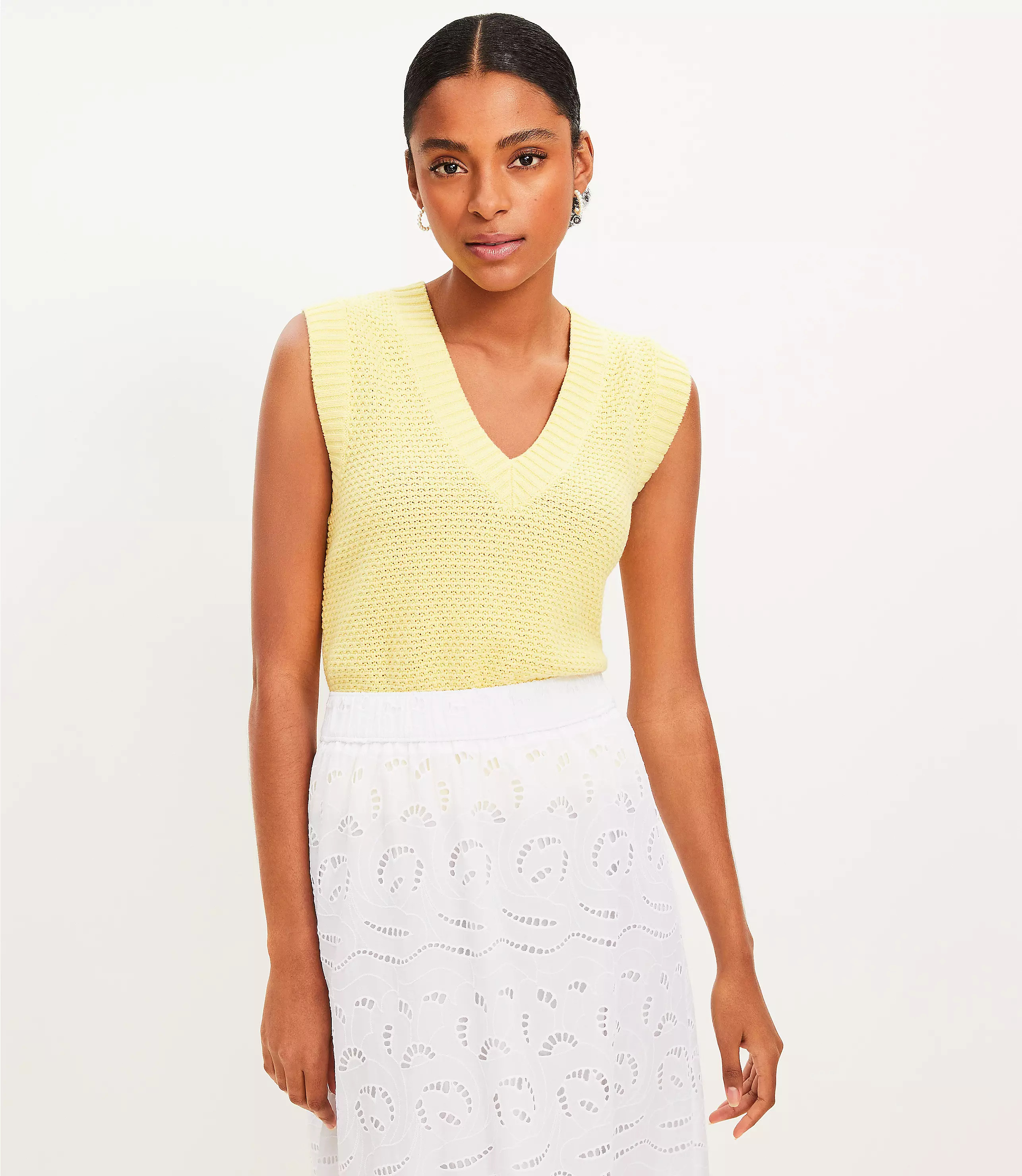 V-Neck Sweater Vest | LOFT