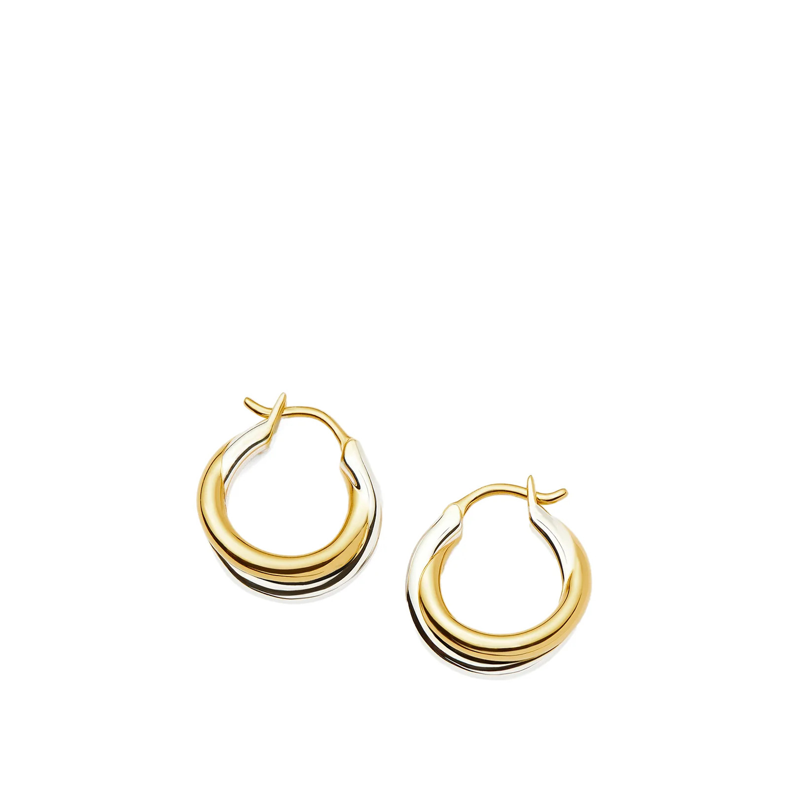 Missoma x Lucy Williams Entwine Small Hoop Earrings | END. Clothing