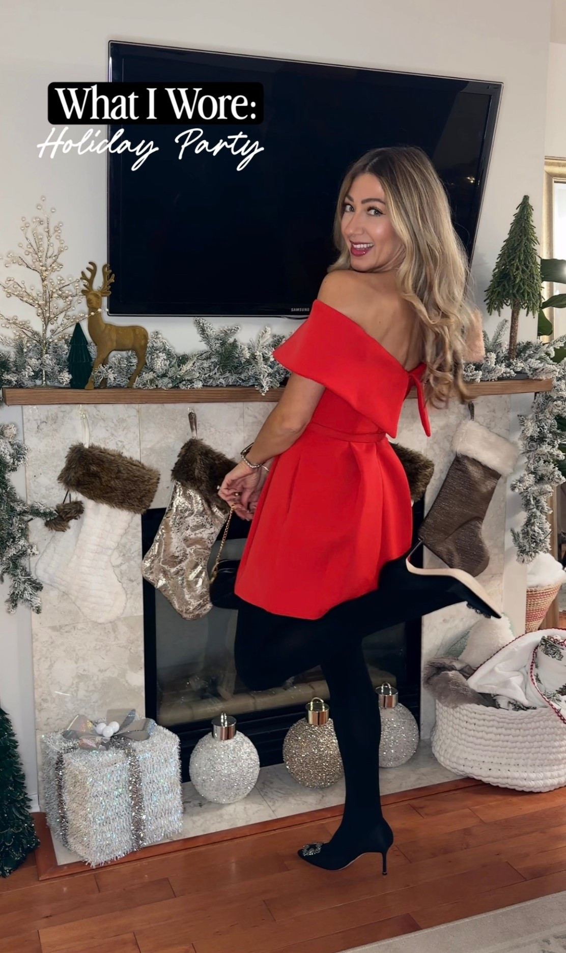 The perfect holiday dress that can be worn now and later for date night, cocktail party or Valentine’s Day ❤️

I wore this for my company’s holiday party and paired it with black tights and black sparkly pumps for a sophisticated holiday party look. 

Use code: MARTA35 for discount ❤️ 
Sizing: true to size

#LTKHoliday #LTKSeasonal #LTKFindsUnder100
