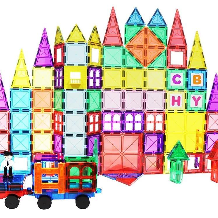 Magna-Tiles 32-Piece Clear Colors Set, The Original Magnetic Building Tiles For Creative Open-Ended  | Amazon (US)