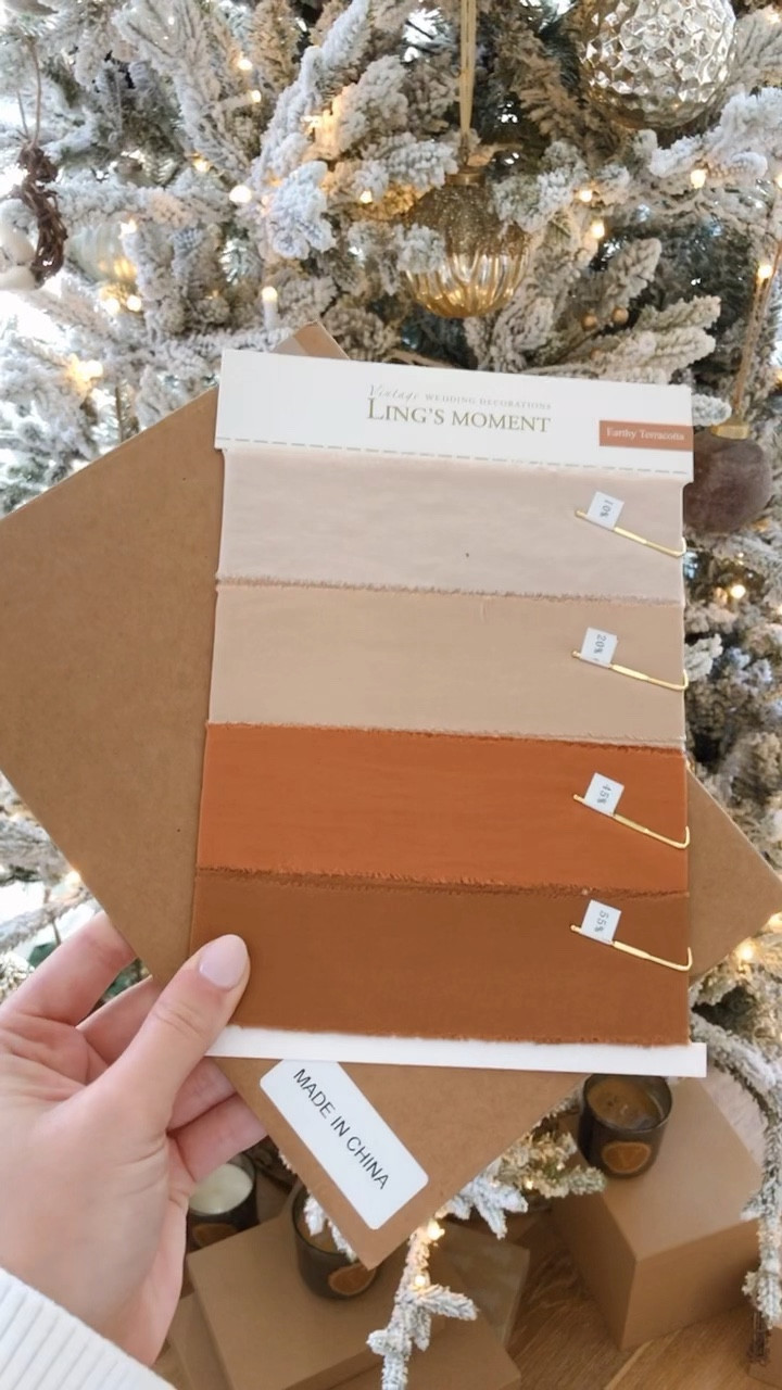 Gorgeous silky chiffon ribbon for gift wrapping. Love this terracotta color 

#LTKSeasonal #LTKGiftGuide #LTKHoliday