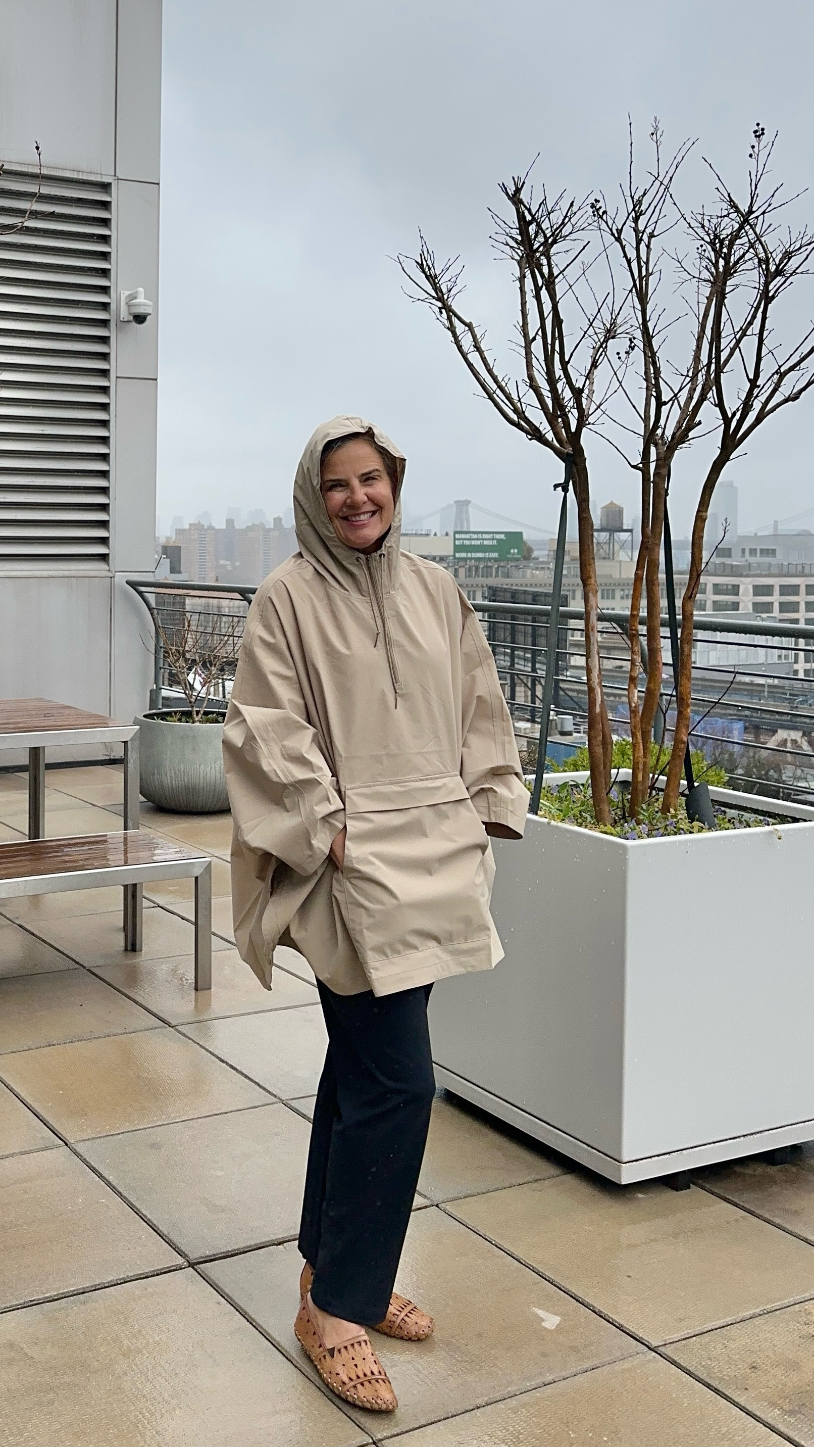 I’m ready for whatever the weather brings with the Pack It Poncho from @coldwatercreek! Perfect for travel or outdoor events, this lightweight, waterproof layer folds right up into its own pouch, so I can always be prepared without the extra weight. Plus, it’s got the cutest details—open sleeves, a quarter-zip hood, and a handy kangaroo pocket. 🌧️✈️ Check it out and see why it’s my new go-to! #ColdwaterCreek #PackItPoncho #MomtrendsStyle

#LTKStyleTip #LTKTravel