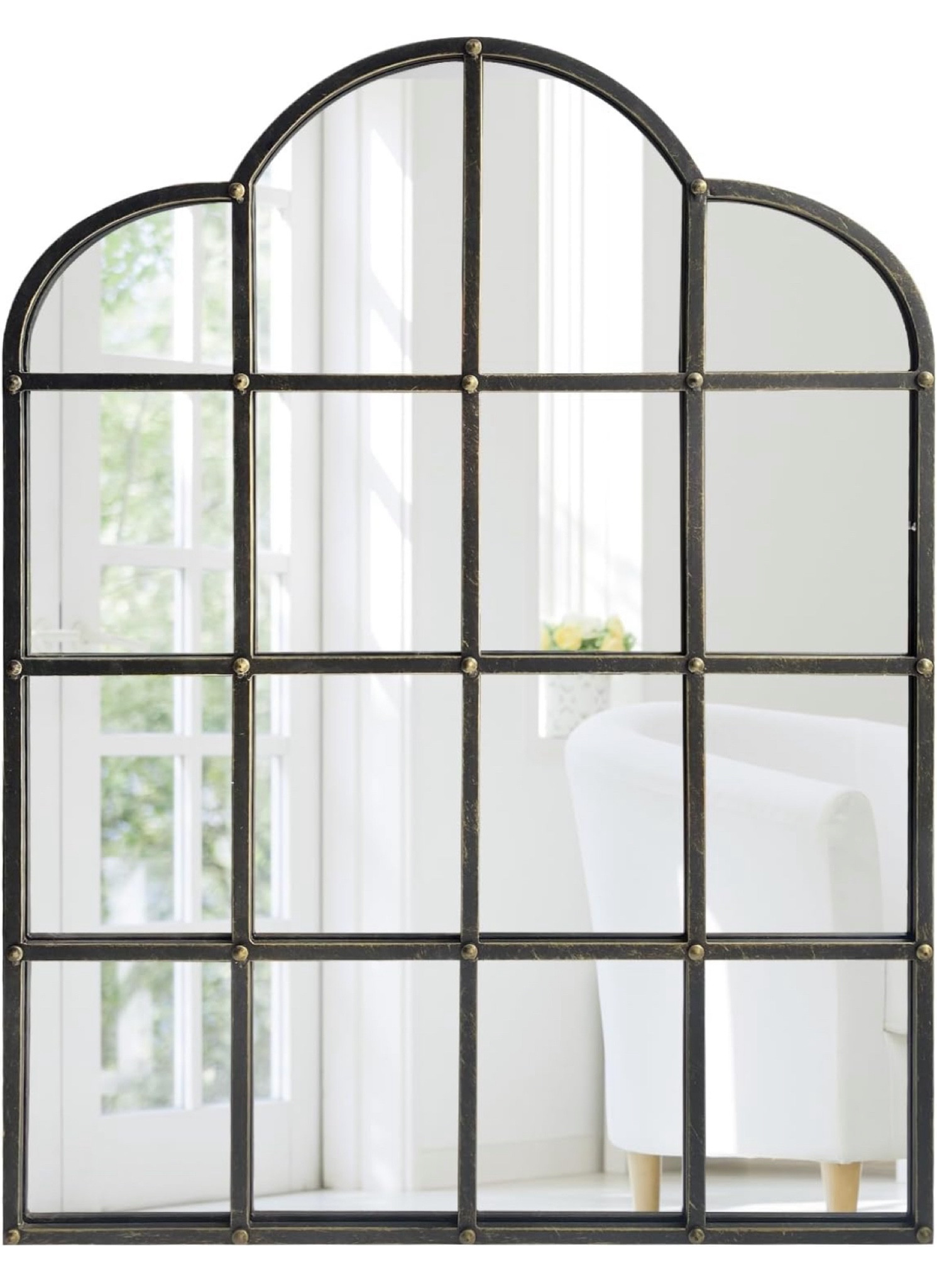 Adorable gold & black mirror! 

#LTKHome #LTKFallSale #LTKSaleAlert
