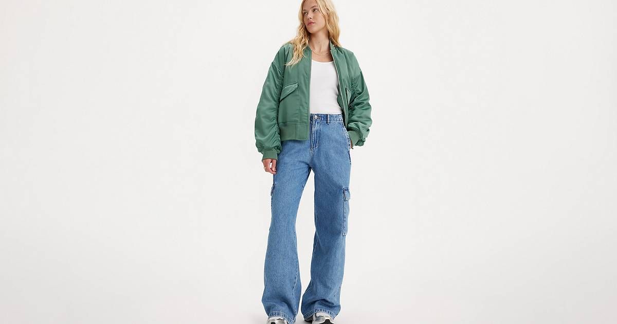 Baggy Cargo Women's Jeans - Medium Wash | Levi's® US | LEVI'S (US)