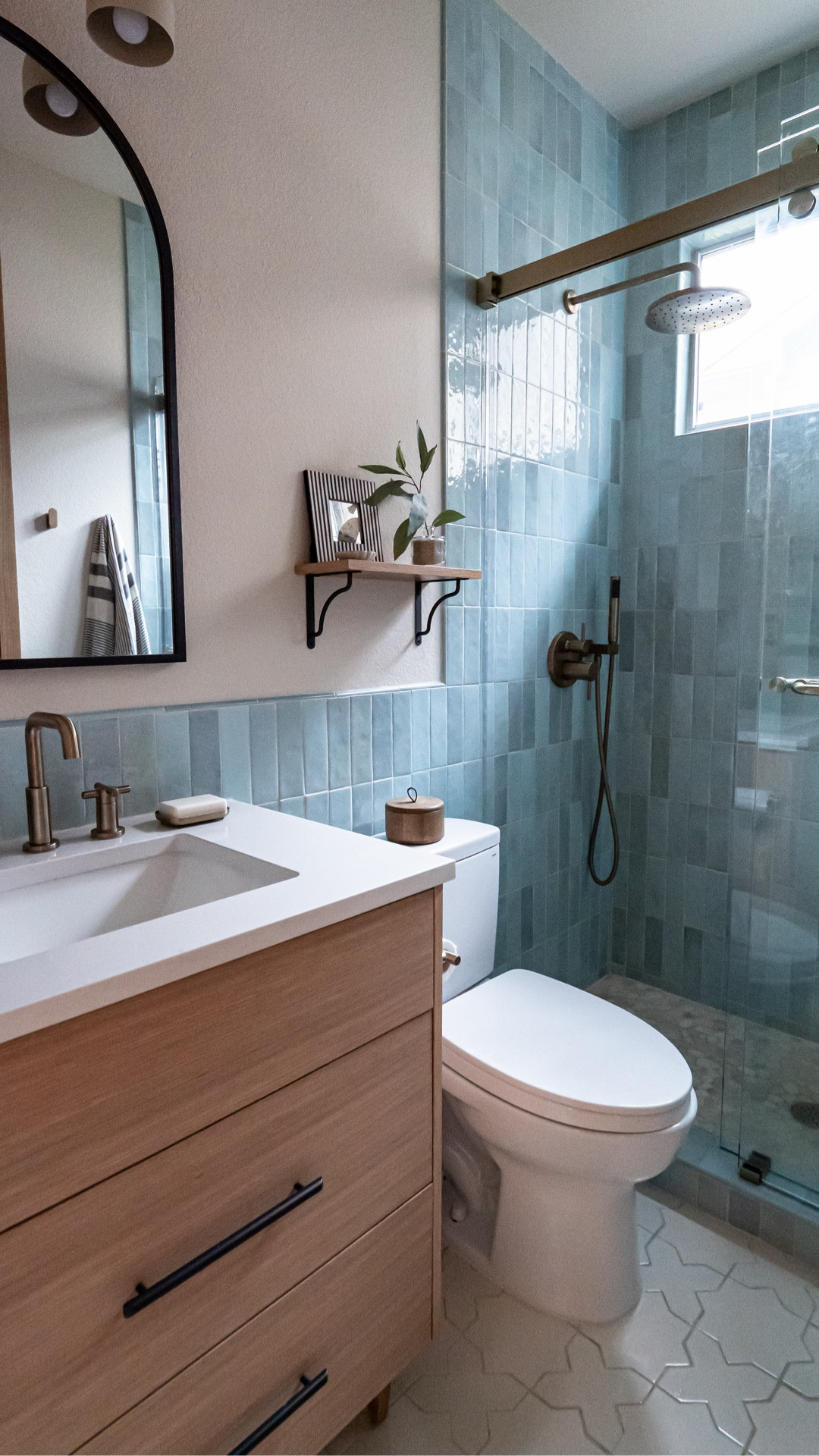 From builder grade to total babe, isn’t this recently completed bathroom reno stunning?!  😍 Couldn’t be happier with how she turned out  

#LTKHome