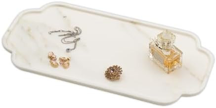 Marmor Real Natural Marble Bathroom Tray for Perfume, Candles, Jewelry Stone Vanity, Bathroom & K... | Amazon (US)