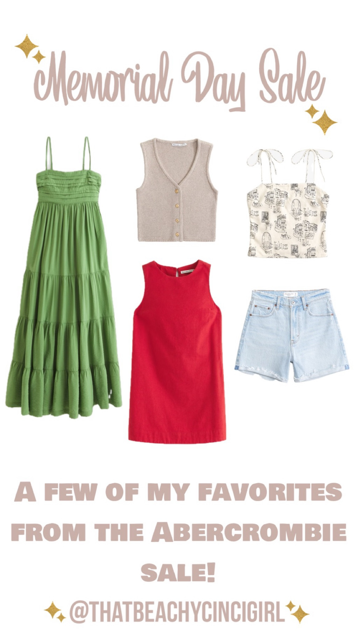 Memorial Day Sale! A few of my favorites from the Abercrombie sale. Stock up for Summer and Vacation!

#LTKFindsUnder50 #LTKSaleAlert #LTKFindsUnder100