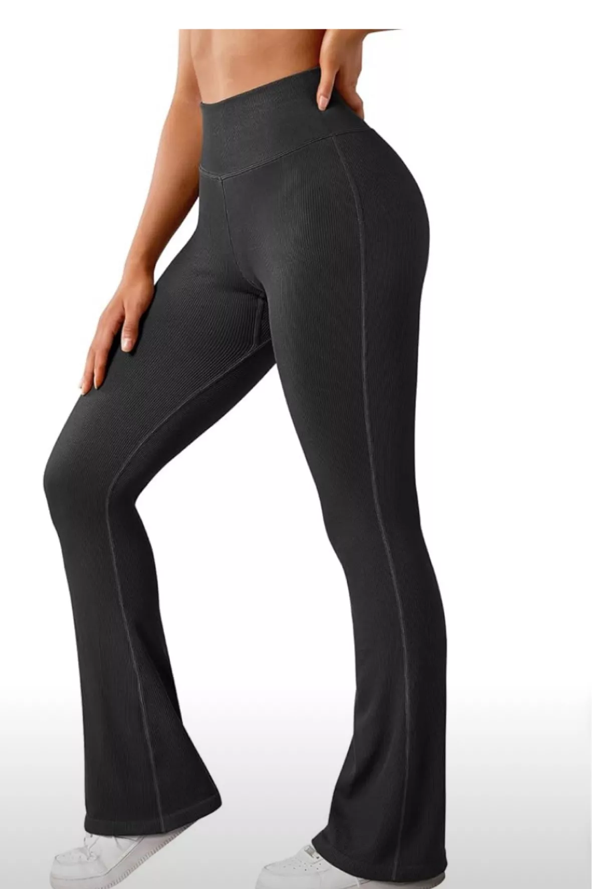 Women's Ribbed Flare Leggings - … curated on LTK