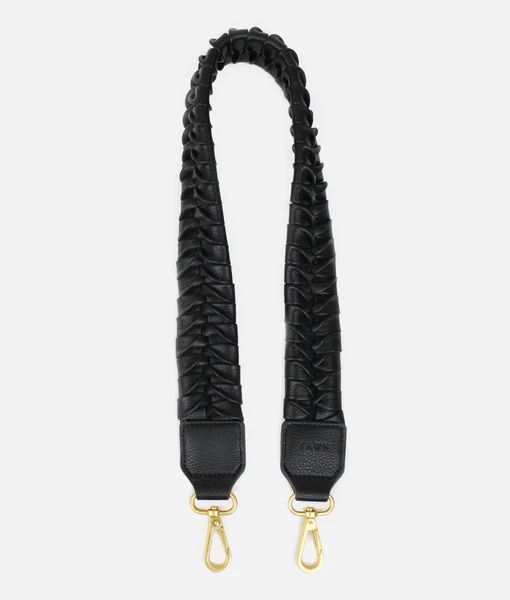 The Fishtail Braid Strap Short - Black | Fawn Design