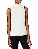 Anne Klein Women's Sleeveless Turtleneck Sweater, Anne White, M | Amazon (US)